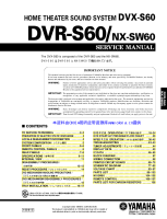 Yamaha DVXS-60 - Service Manual